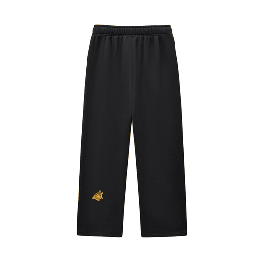 Contrast-Stitched Fleece Sweatpants