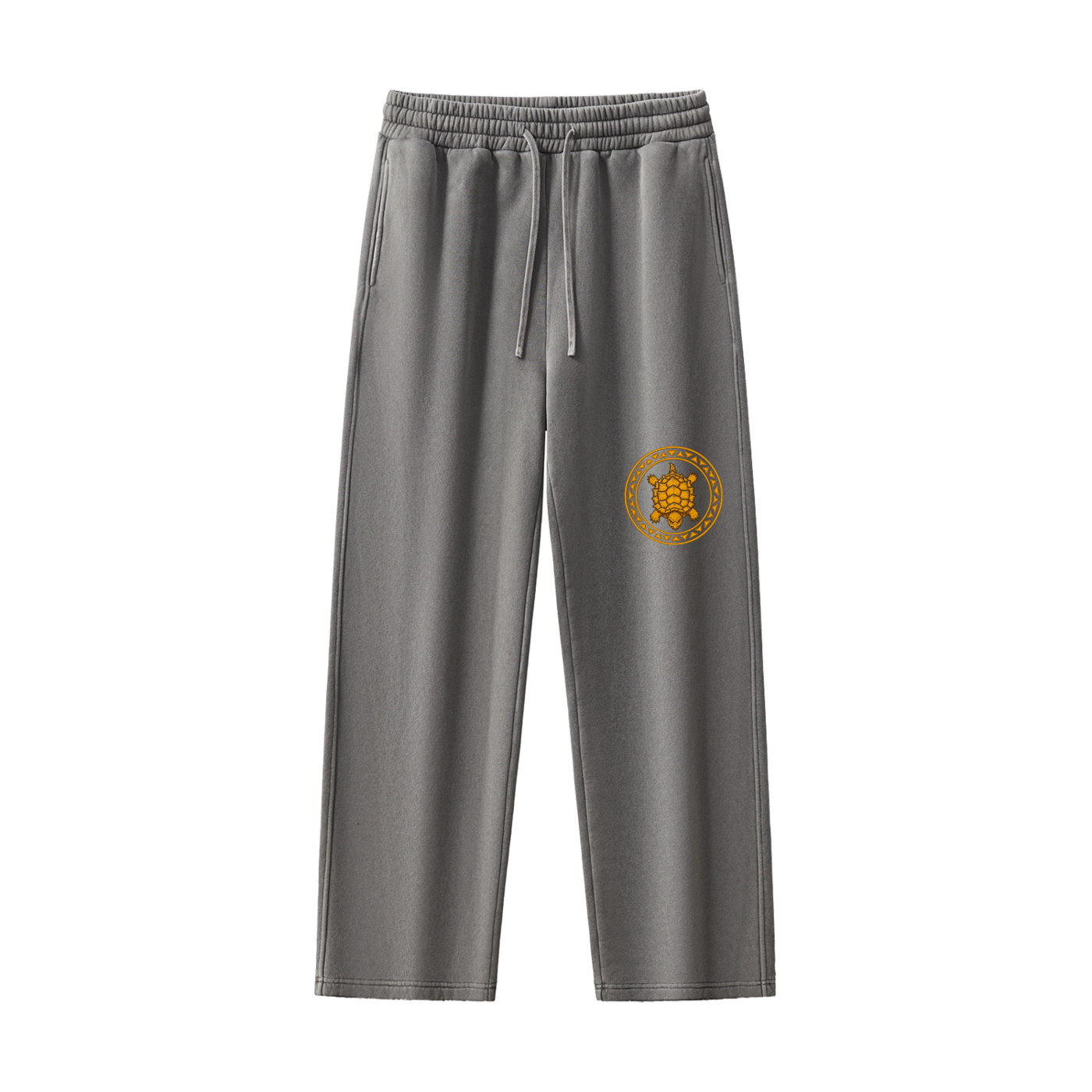 Frayed Enzyme Washed Fleece Sweatpants