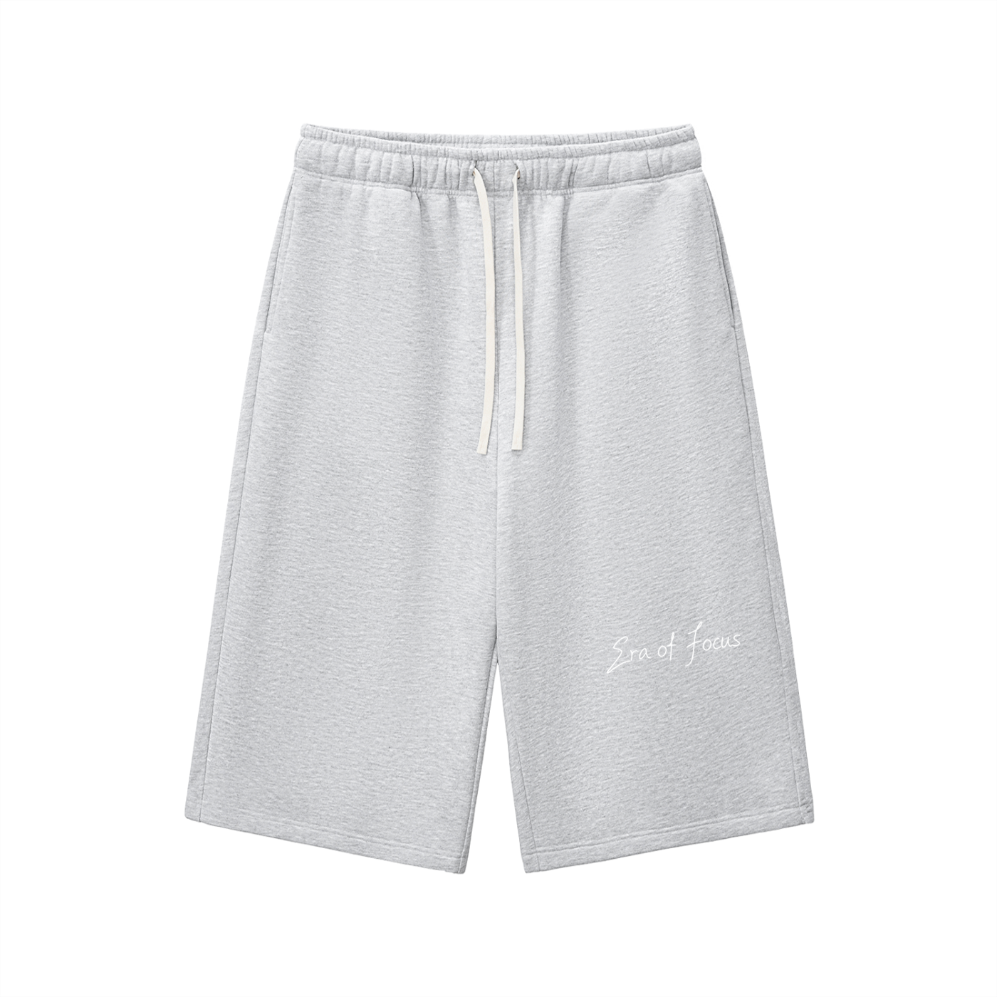 Relaxed Drawstring Three-quarter Sweatpants