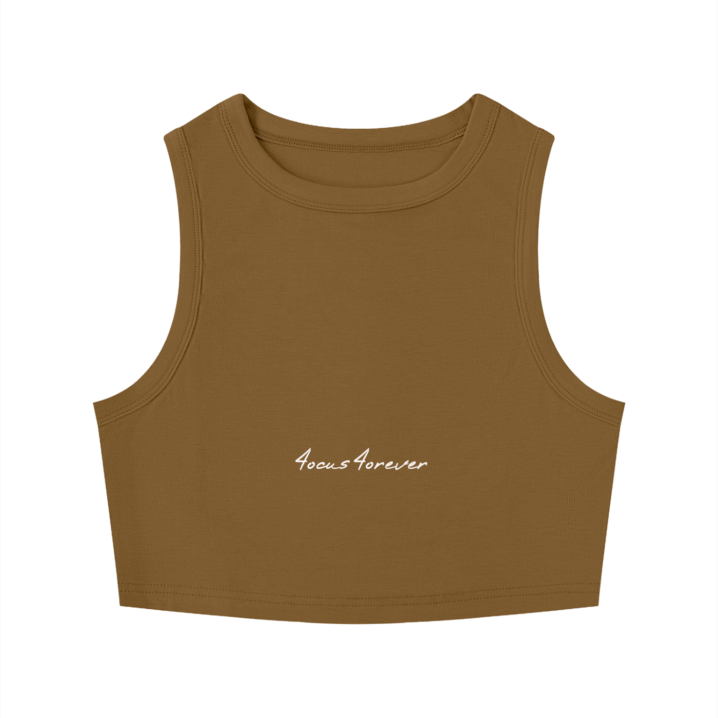 Women's Tight Crewneck Crop Tank Top