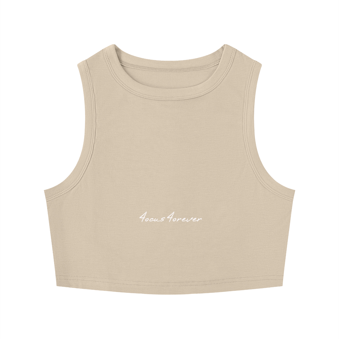 Women's Tight Crewneck Crop Tank Top