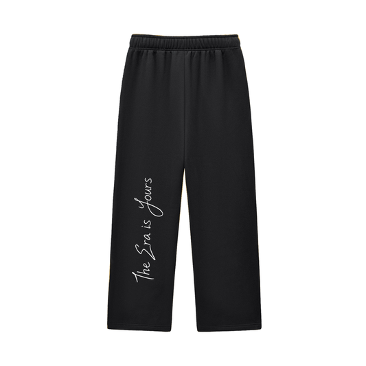 Contrast-Stitched Fleece Sweatpants