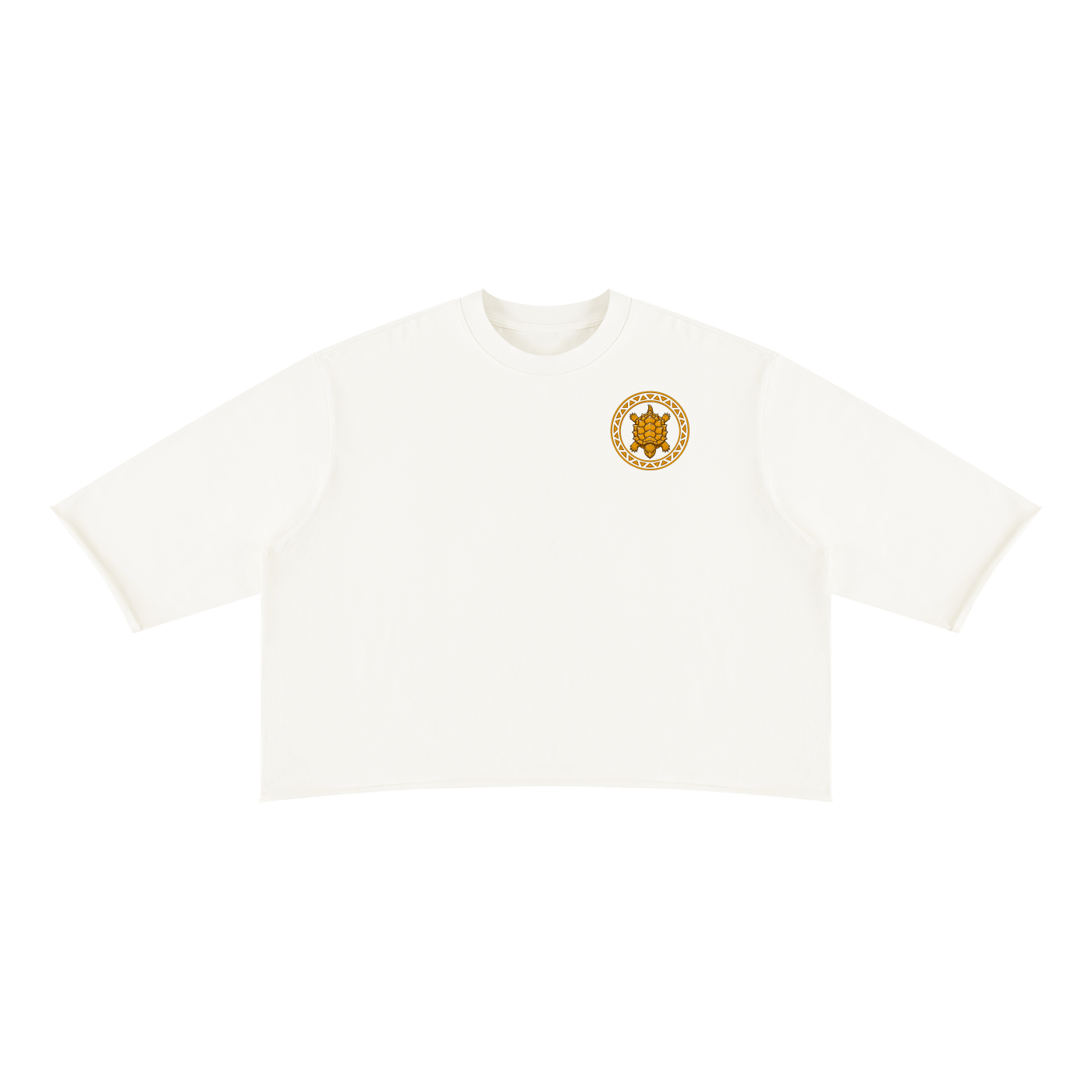 Unisex Mineral Wash Raw Hem Boxy T-Shirt