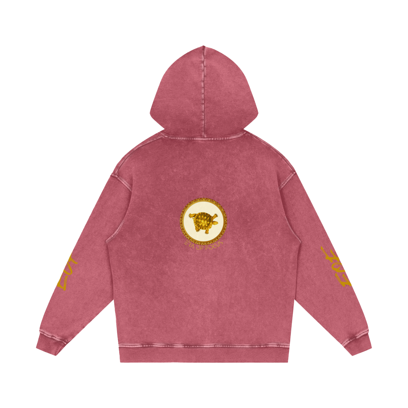 Snow Washed Loose Cotton Hoodie