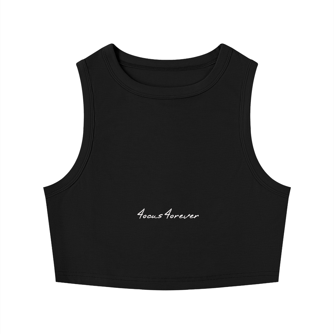 Women's Tight Crewneck Crop Tank Top