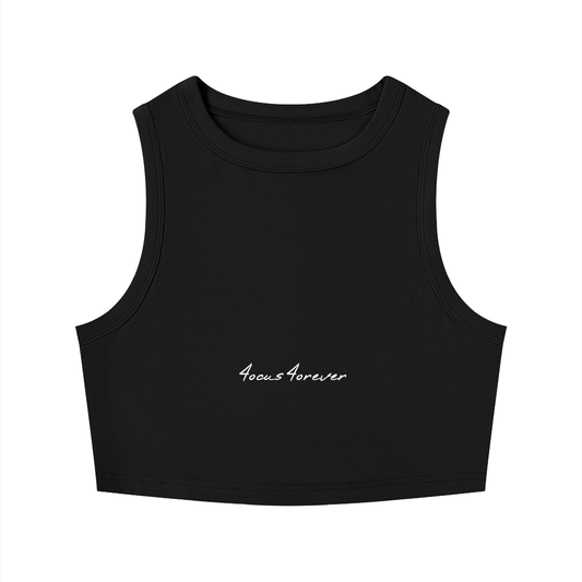 Women's Tight Crewneck Crop Tank Top