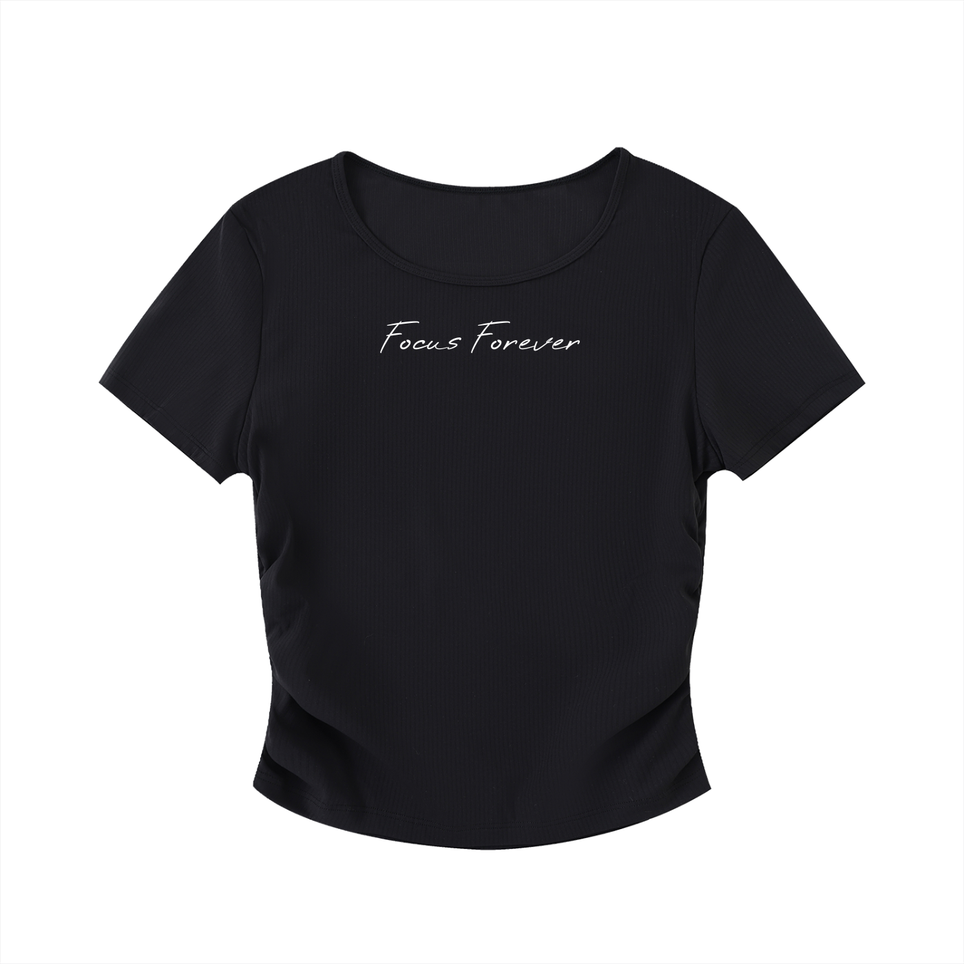 Ruched Bodycon Crop Top
